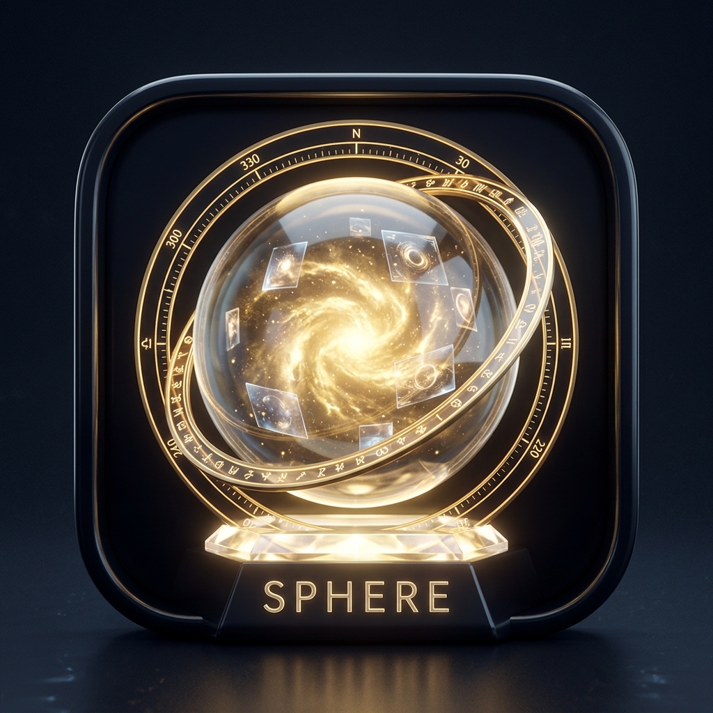 Sphere 3D Engine Icon